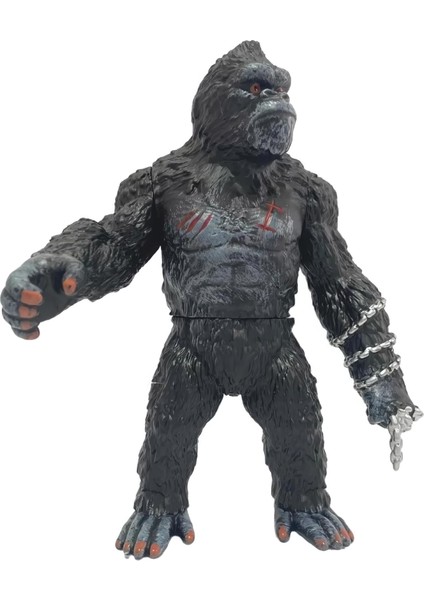 Godzilla Vs. Kong Giant King Kong Kral Goril Eklemli Aksiyon Figür Karakter Oyuncak Büyük Boy 25 Cm.