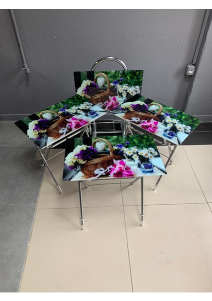 Camlı Çanta Sehpa, Sehpa, Zigon, 4lü Zigon, Çanta Sehpa, 4lü Sehpa modelleri