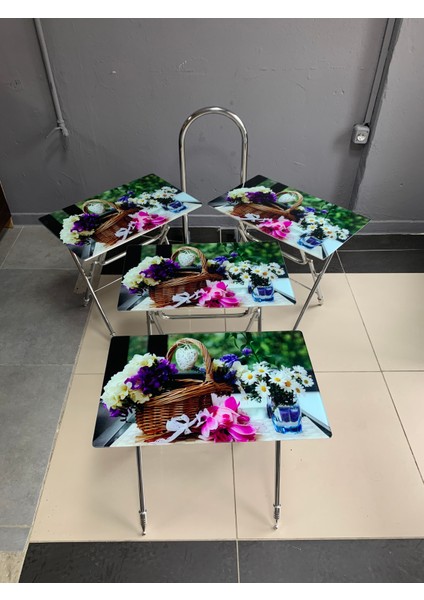 Camlı Çanta Sehpa, Sehpa, Zigon, 4lü Zigon, Çanta Sehpa, 4lü Sehpa fırsatları