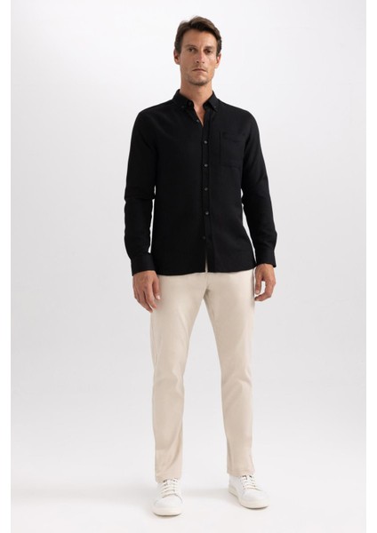 Slim Fit Uzun Kollu Gömlek A5415AX23AU