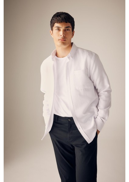 Slim Fit Uzun Kollu Gömlek A5415AX23AU