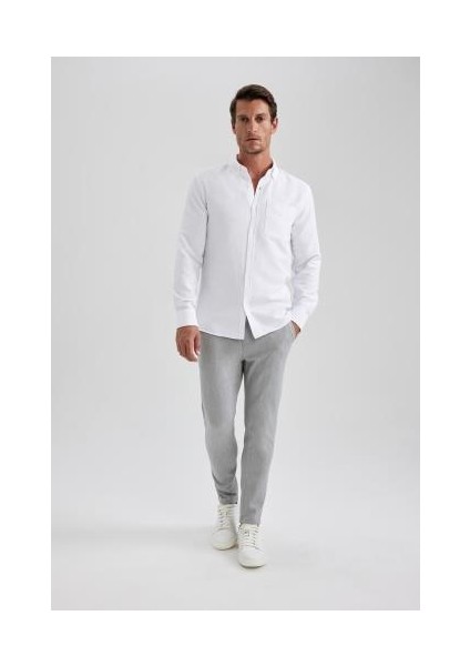 Slim Fit Uzun Kollu Gömlek A5415AX23AU