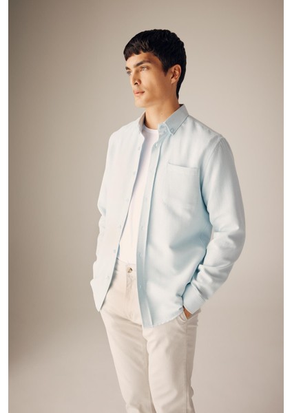 Slim Fit Uzun Kollu Gömlek A5415AX23AU