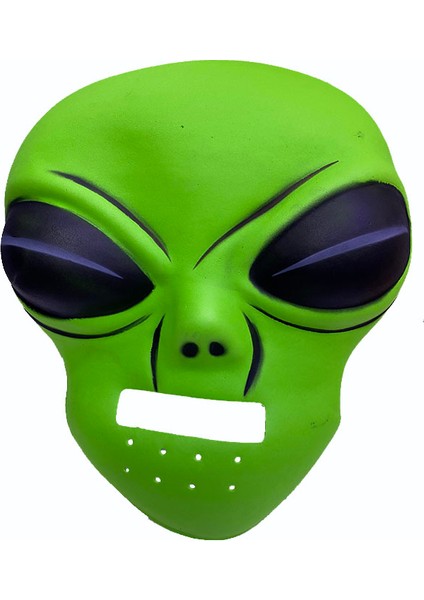 Ghoulish Productions Green Alien Mask 45X30 cm ( Uzaylı )