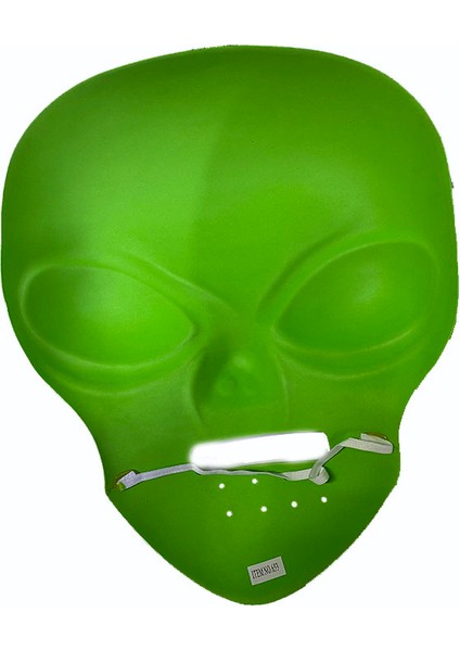 Ghoulish Productions Green Alien Mask 45X30 cm ( Uzaylı )