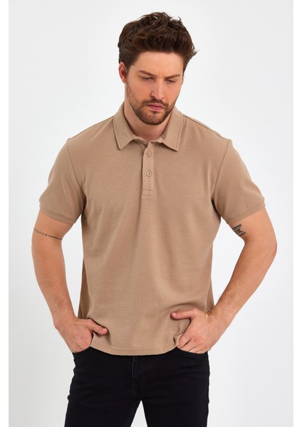 2643 Ottoman Premium Polo Yaka Kısa Kollu T-Shirt