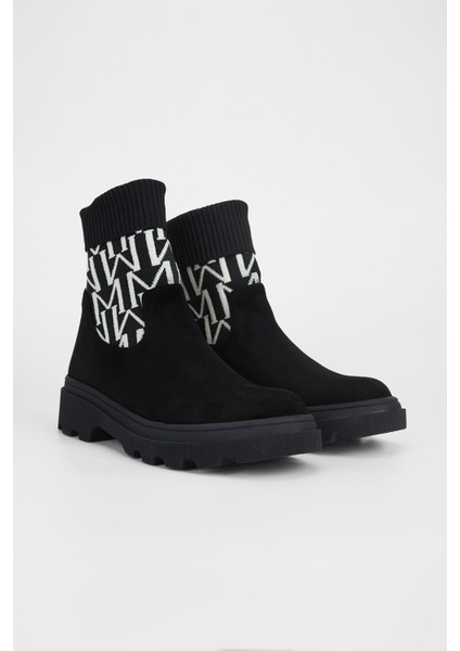 Kadın Siyah Süet Deri Casual Bot 926 T-01 Bn Bot SK23/24 fiyatları