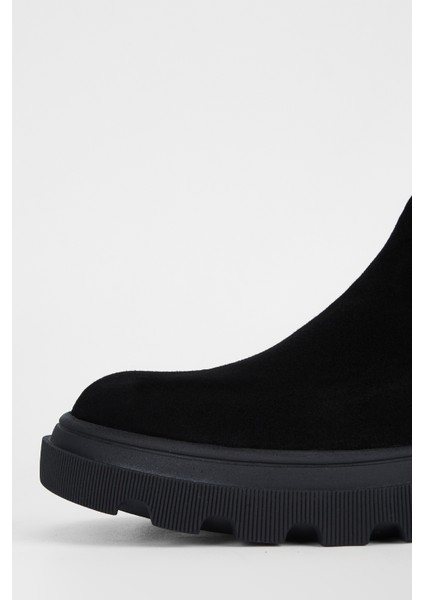 Kadın Siyah Süet Deri Casual Bot 926 T-01 Bn Bot SK23/24 fırsatları