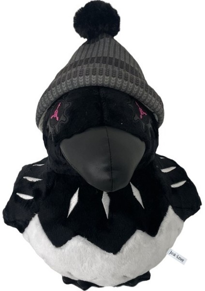 JeaLove Jea·love 25CM Kapüşonlu Kara Karga Peluş Bebek (Yurt Dışından) modelleri