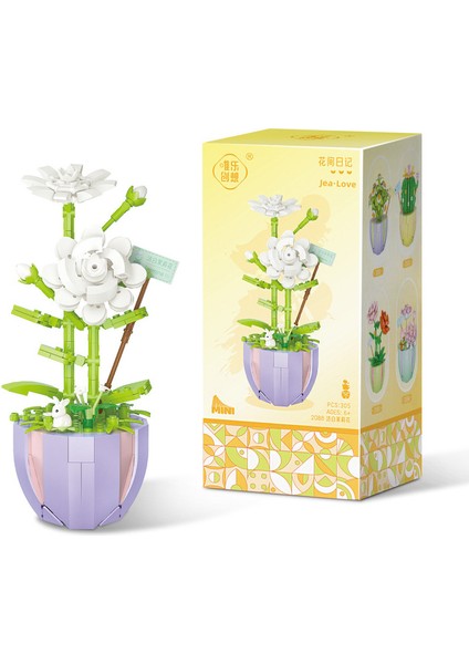JeaLove Jea·love 6 Yaş ve Üzeri Için Küçük Pellet Çiçek Oyuncak Yapım Seti (305 Pellets) (Yurt Dışından)
