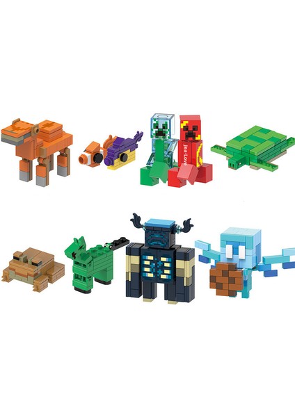 JeaLove Jea Love Minecraft 8 Parçalı Aksiyon Figürü Seti (Yurt Dışından)