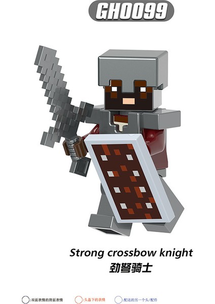JeaLove Jea Love Minecraft 8 Parçalı Aksiyon Figürü Seti (Yurt Dışından)