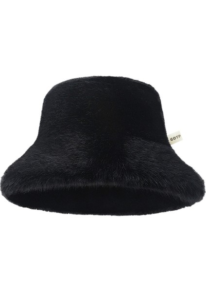 Kadın Sonbahar ve Kış Düz Renk Peluş Şapka (Yurt Dışından)