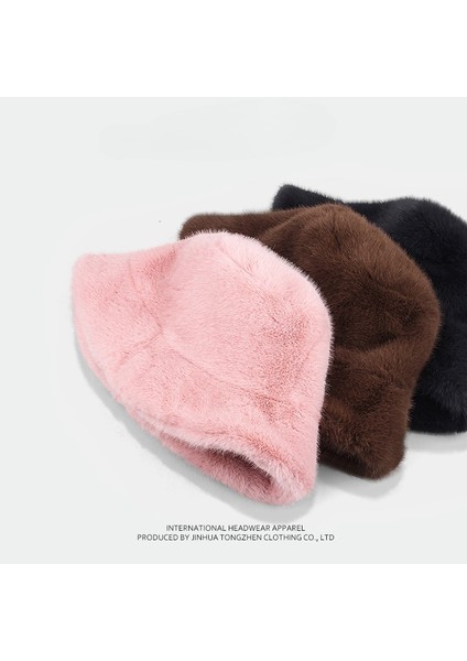 Kadın Sonbahar ve Kış Düz Renk Peluş Şapka (Yurt Dışından) modelleri