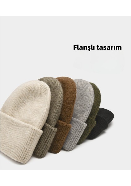 Erkek ve Kadın Sonbahar ve Kış Örme Sıcak Tüylü Şapkalar (Yurt Dışından) modelleri