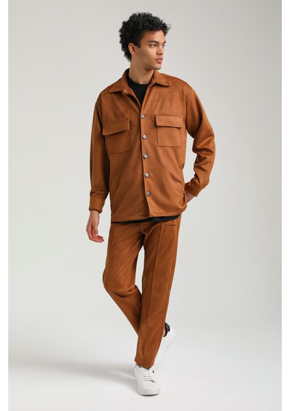 Süet Üst Kahverengi Slim Fit Takım 23Fwm64027 fiyatları