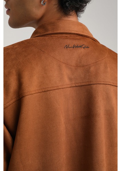 Süet Üst Kahverengi Slim Fit Takım 23Fwm64027 fırsatları