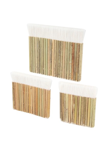 Boyutu Koyun Saç Hake Fırça Bambu Saplı Yumuşak Fırça Lateks Boya Fırçası Çömlekçilik Boyama Çizim Taslak (Yurt Dışından) modelleri