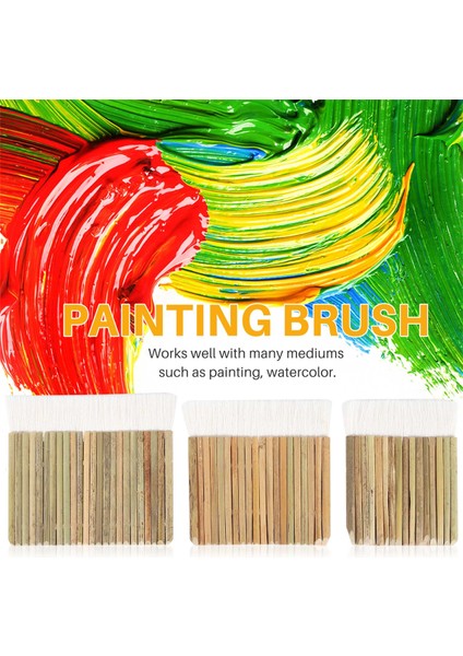 Boyutu Koyun Saç Hake Fırça Bambu Saplı Yumuşak Fırça Lateks Boya Fırçası Çömlekçilik Boyama Çizim Taslak (Yurt Dışından) indirimleri