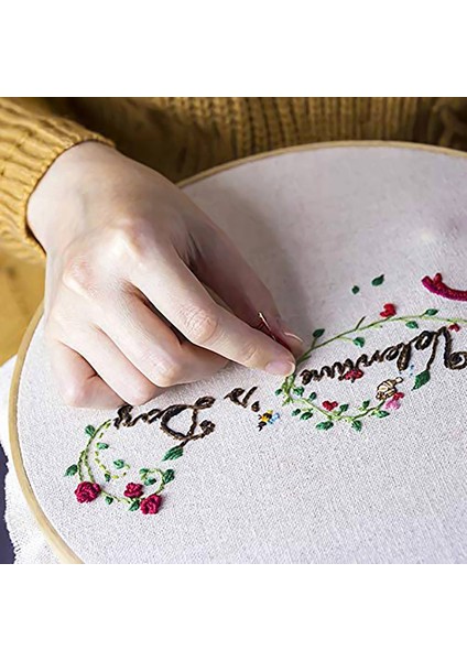 20 Adet 3 Inç Bambu Nakış Çemberler Yuvarlak Ahşap Daire Çapraz Dikiş Çember Yuvarlak Halka Sanat Zanaat Kullanışlı Dikiş (Yurt Dışından) fırsatları