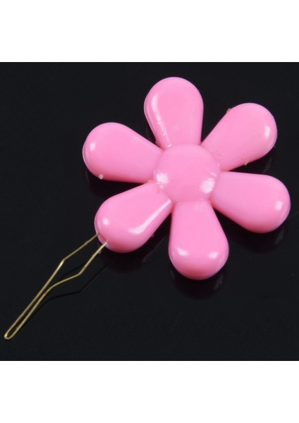 30 Adet Rastgele Renk Plastik + Metal Çiçek Kafa Tel Döngü Dıy Iğne Geçirici Dikiş Ekleme El Makinesi Dikiş Aracı (Yurt Dışından)