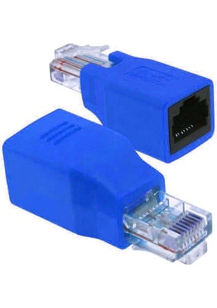 Bağlı Çapraz Kablo RJ45 M/f Adaptör Erkek - Dişi (Yurt Dışından)