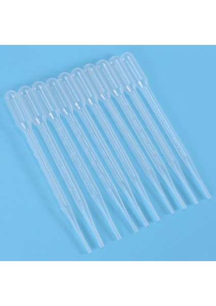 10 Adet 3ml Tek Kullanımlık Plastik Göz Damlalık Seti Transfer Mezun Pipetler (Yurt Dışından)