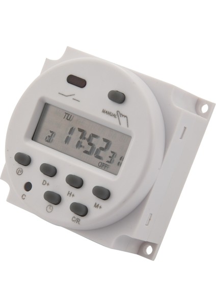 Dc 12V Dijital LCD Güç Programlanabilir Zamanlayıcı Zaman Anahtarı Röle 16A Amper (Yurt Dışından)