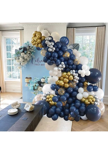 Lacivert Balonlar Çelenk Seti, Lacivert Balon Doğum Günü Bebek Partisi, Düğün, Gelin Partisi Için Lacivert Balonlar (Yurt Dışından) modelleri