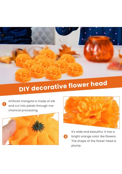 3.9 Inç Kadife Çiçeği Yapay Ölü Çiçek Günü 50 Adet Sahte Kadife Çiçeği Kafa Kadife Çiçeği Çelenk Yapımı (Yurt Dışından) indirimleri