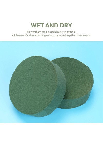 Adet Yuvarlak Çiçek Köpük Blokları, Yapay Çiçekler Için 4.72 Inç Kuru Çiçek Köpük, El Sanatları Projesi, Düğün Parti Dekorasyonu (Yurt Dışından) fırsatları