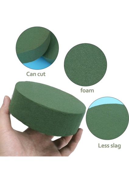 Adet Yuvarlak Çiçek Köpük Blokları, Yapay Çiçekler Için 4.72 Inç Kuru Çiçek Köpük, El Sanatları Projesi, Düğün Parti Dekorasyonu (Yurt Dışından) indirimleri