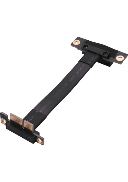 Pcıe X1 Yükseltme Kablosu Çift 90 Derece Sağ Açı Pcıe 3.0 X1 - X1 Uzatma Kablosu 8 Gbps Pcı Express 1x Yükseltme Kartı 10 cm (Yurt Dışından)