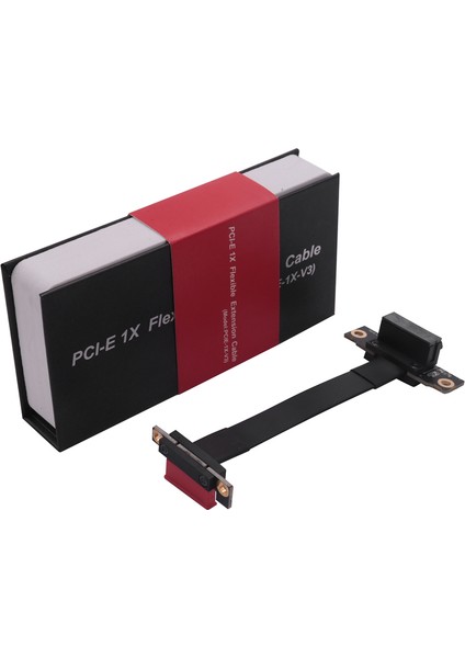 Pcıe X1 Yükseltme Kablosu Çift 90 Derece Sağ Açı Pcıe 3.0 X1 - X1 Uzatma Kablosu 8 Gbps Pcı Express 1x Yükseltme Kartı 10 cm (Yurt Dışından)