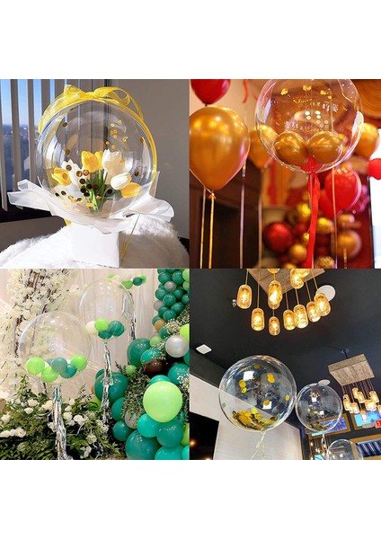 40 Adet Bobo Balonlar Şeffaf Kabarcık Bobo Balon Parti Bobo Balonlar Noel Düğün Için Temiz Bobo Balonlar (Yurt Dışından)