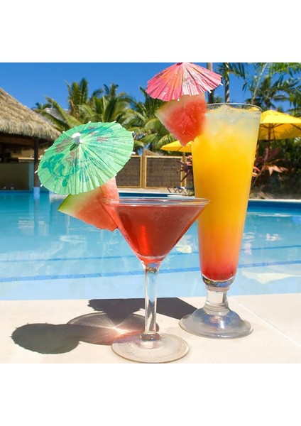 Içecek ve Yiyecek Için 144 Adet Kokteyl Şemsiye, Parti, Otel, Restoran, Tiki Bar, Hawaii Partisi Için Dekoratif Kürdan (Yurt Dışından) fiyatları