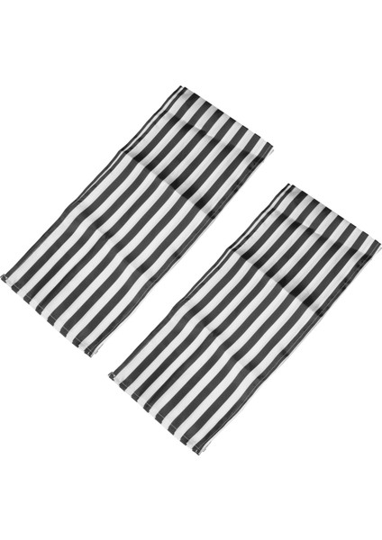 Çizgili Masa Koşucu Polyester Masa Dekor Kapalı Açık Hava Etkinlikleri Için Masa Örtüsü Aile Yemeği (Siyah ve Beyaz, 2 Paket) (Yurt Dışından) modelleri