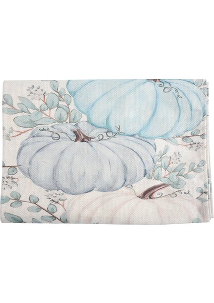 Güz Okaliptüs Yaprakları Kabaklar Masa Koşucu, Sonbahar Şükran Günü Mutfak Yemek Masası Dekorasyonu Kapalı A (Yurt Dışından) fiyatları