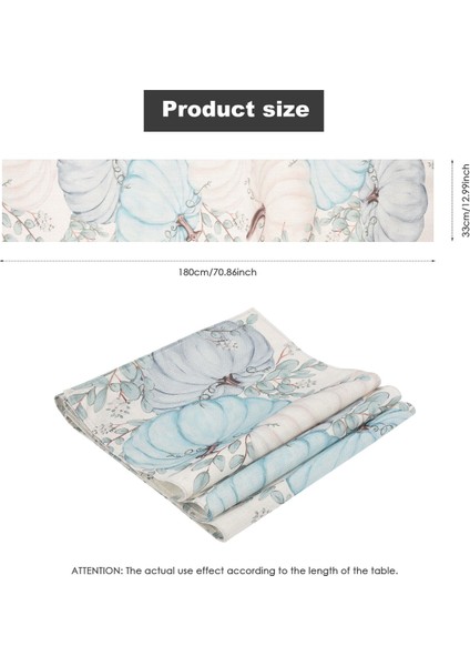 Güz Okaliptüs Yaprakları Kabaklar Masa Koşucu, Sonbahar Şükran Günü Mutfak Yemek Masası Dekorasyonu Kapalı A (Yurt Dışından) indirimleri