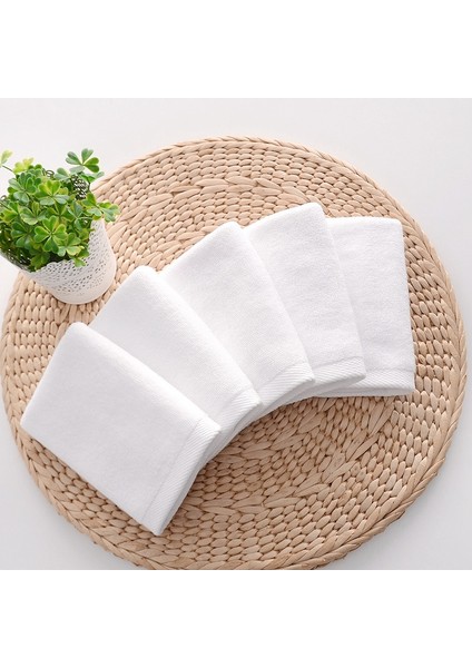 7pcs Havlu Pamuk Beyaz Üstün Otel Kalitesi Yumuşak Yüz El Havlusu 30X30CM (Yurt Dışından) fiyatları