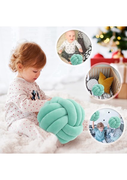 Yumuşak Düğüm Topu Yastık Yuvarlak Yastık Minder Çocuk Ev Peluş Yastık Yastık El Yapımı (Yurt Dışından) modelleri