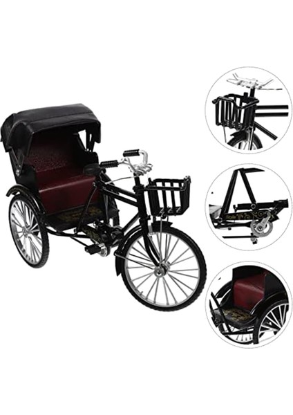 Bebek Retro Motosiklet Modeli Demir Dekoratif Bisiklet Klasik Bisiklet Heykel Antika Araç Koleksiyonu (Yurt Dışından)