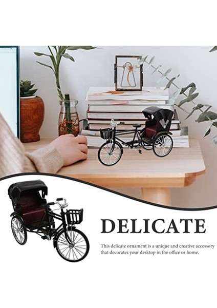 Bebek Retro Motosiklet Modeli Demir Dekoratif Bisiklet Klasik Bisiklet Heykel Antika Araç Koleksiyonu (Yurt Dışından)