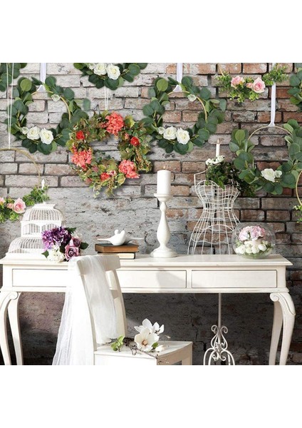 Bambu Çiçek Çember Çelenk Makrome Zanaat Dream Catcher Çemberler Yüzükler Dıy Düğün Çelenk Dekor, Makrome Dream Catcher (Yurt Dışından) indirimleri