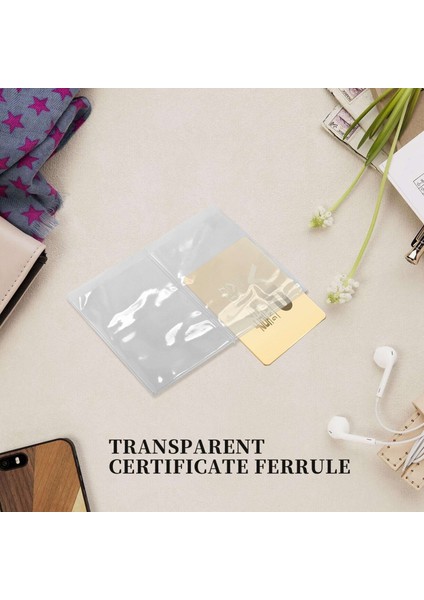 Kimlik Kartları, Bant Kartları Vb. Için 10 Adet Yumuşak Şeffaf Plastik Kart Kollu Koruyucuları. (Yurt Dışından) fiyatları