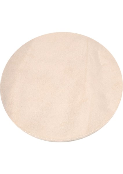 Suni Koyun Derisi Yün Halı 30 x 30 cm Kabarık Yumuşak Uzun Tüylü Dekoratif Halı Yastık Sandalye Koltuk Minderi (Yuvarlak Beyaz) (Yurt Dışından)