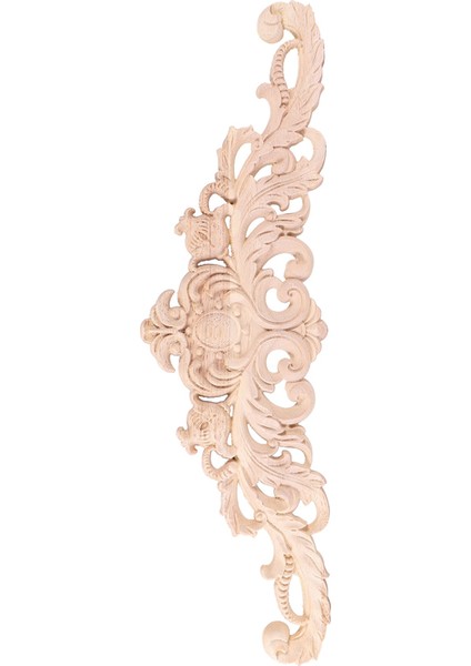 Oyma Doğal Ahşap Aplikler Mobilya Dolabı Boyasız Ahşap Pervaz Çıkartması Eski Ev Dekor Dekoratif 40X11X2 cm (Yurt Dışından) modelleri