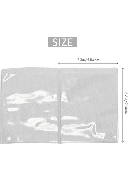 Kimlik Kartları, Bant Kartları Vb. Için 10 Adet Yumuşak Şeffaf Plastik Kart Kollu Koruyucuları. (Yurt Dışından) fırsatları