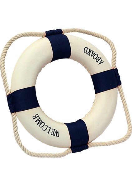 Gemiye Hoş Geldiniz Köpük Deniz Yaşamı Cankurtaran Simidi Halka Tekne Duvar Asılı Ev Dekorasyon Mavi 50 cm (Yurt Dışından)