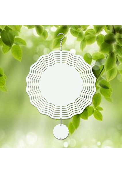Paket 10 Inç Süblimasyon Rüzgar Spinner Boşlukları 3D Rüzgar Spinners Yard ve Bahçe Sanat Süsler Asılı Dekorasyon (Yurt Dışından) fırsatları